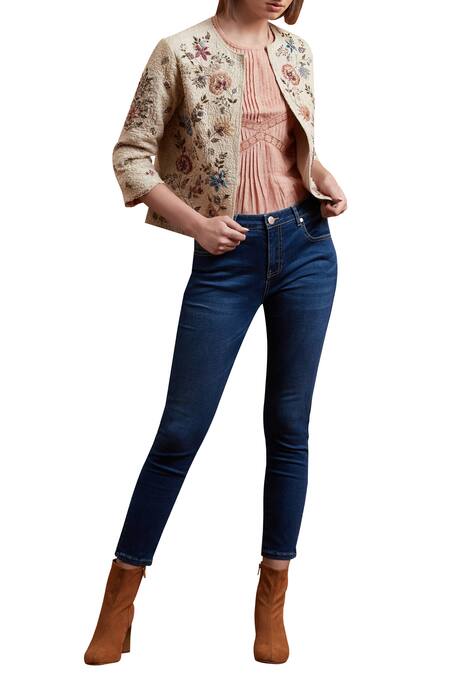 Label Ritu Kumar Embroidered Jacket 