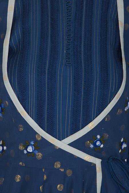 Shop_Devnaagri_Blue Embroidered Anarkali Palazzo Set_Online_at_Aza_Fashions