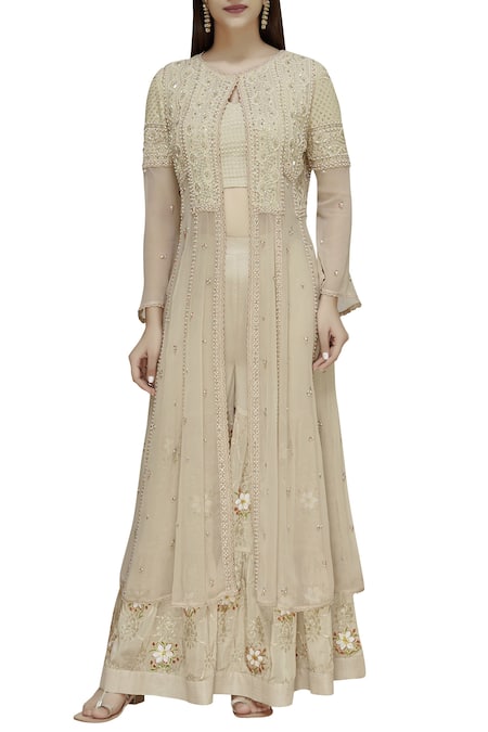 Poonam Dubey Chikankari Kurta Set 