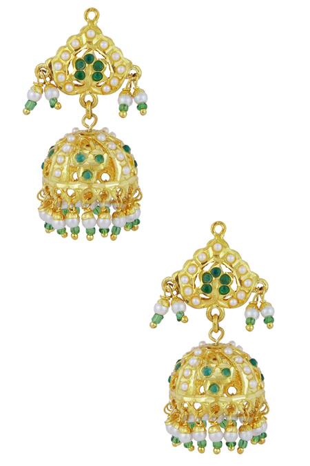 Zevar By Geeta Stone Choker Jewellery Set Online at Aza Fashions Zevar By Geeta_Stone Choker Jewellery Set_Online_at_Aza_Fashions