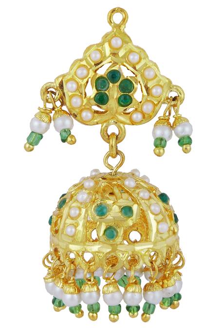 Buy Zevar By Geeta Stone Choker Jewellery Set Online at Aza Fashions Buy_Zevar By Geeta_Stone Choker Jewellery Set_Online_at_Aza_Fashions