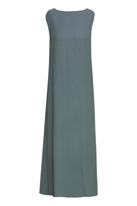 Shop Not So Serious By Pallavi Mohan Grey Embellished Kaftan Dress Online at Aza Fashions Shop_Not So Serious By Pallavi Mohan_Grey Embellished Kaftan Dress_Online_at_Aza_Fashions