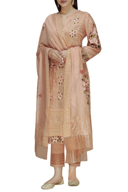 Poonam Dubey Chikankari Kurta Set 