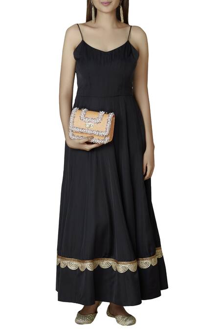 Buy_Moh-Maya By Disha Khatri_Orange Embellished Clutch_Online_at_Aza_Fashions