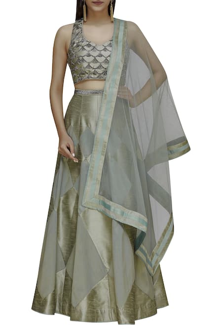 Vandana Sethi Embellished Lehenga Set 