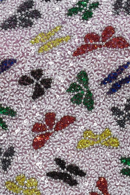 Chisel By Meghna Ramrakhiya Purple Net U Neckline Embellished Gown at Aza Fashions Chisel By Meghna Ramrakhiya_Purple Net U Neckline Embellished Gown _at_Aza_Fashions