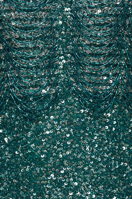 Chisel By Meghna Ramrakhiya_Multi Color Round Embellished Short Dress _at_Aza_Fashions