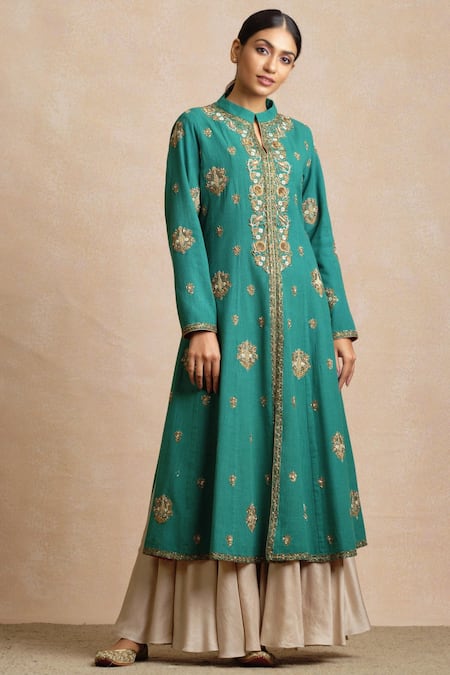 Sue Mue Embroidered Anarkali Set 