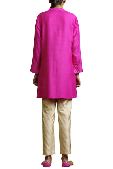 Sue Mue Embroidered Handloom Shirt Tunic 