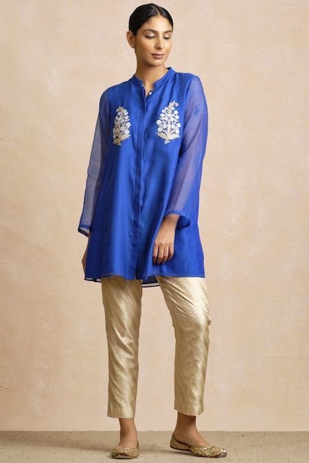 Sue Mue Embroidered Shirt Tunic 