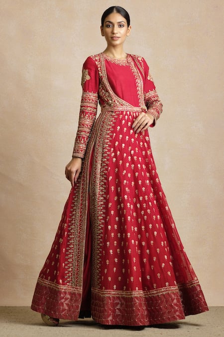 Sue Mue Embroidered Anarkali Set 