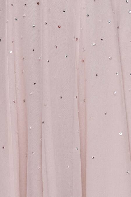 Pooja Peshoria Pink Georgette Embellished Lehenga Set at Aza Fashions Pooja Peshoria_Pink Georgette Embellished Lehenga Set _at_Aza_Fashions