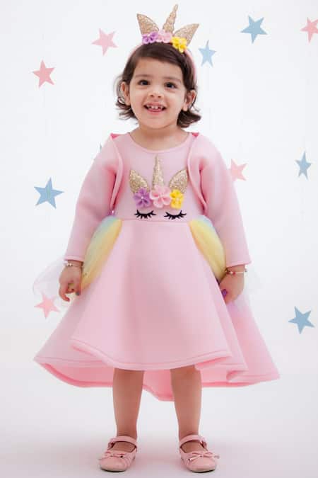 Fayon Kids Embroidered Dress 