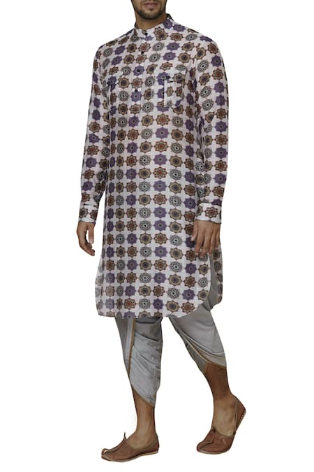 Pranay Baidya Chanderi Dhoti Pants 