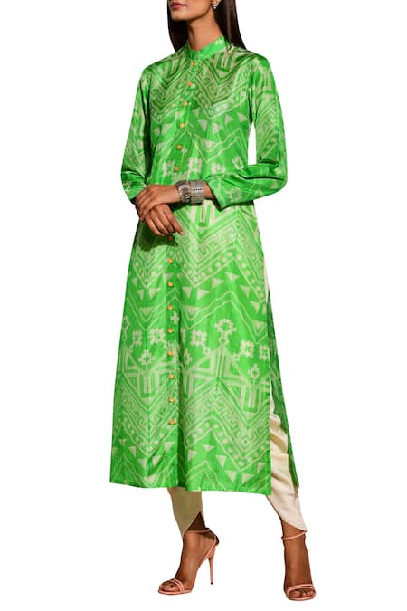 Swati Vijaivargie Shibori Button Down Kurta 