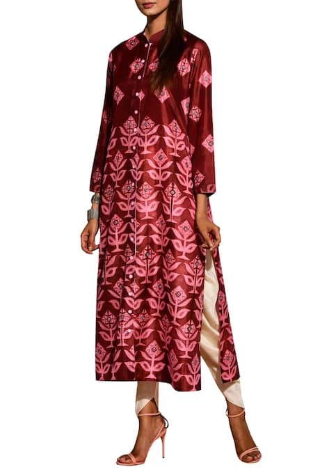 Swati Vijaivargie Shibori Button Down Kurta 