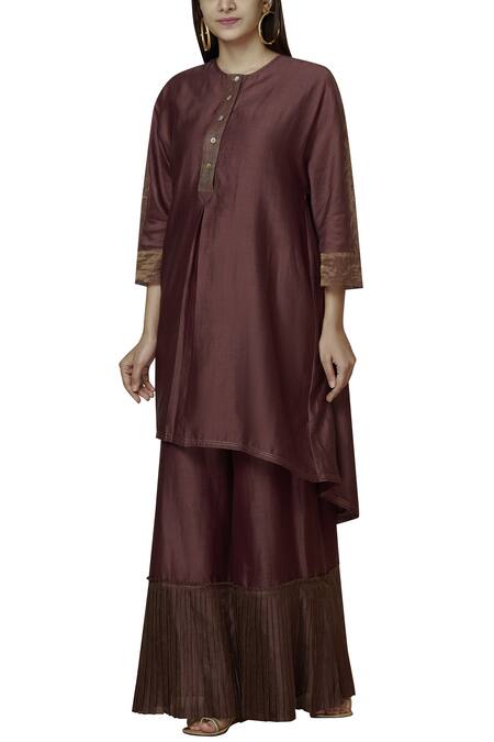 Urvashi Kaur Chanderi Silk Tunic 