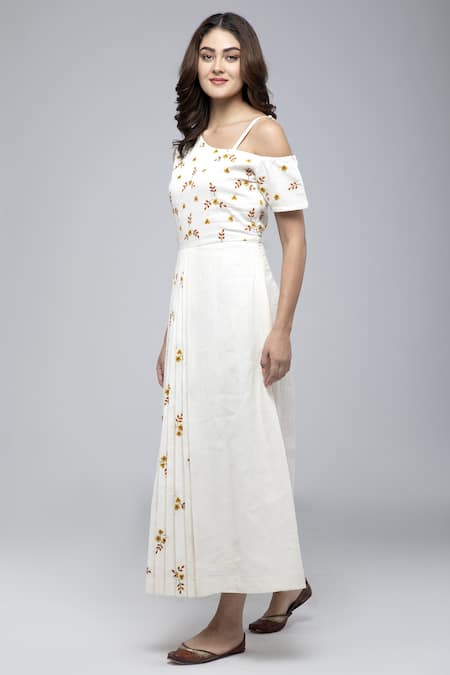 Off-the-Shoulder Dress - White Maxi Dress - Mermaid Bridal Dress - Lulus