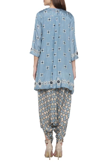 Soup By Sougat Paul Printed Jumpsuit with Jacket 