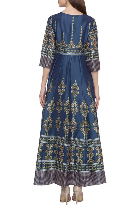 Soup By Sougat Paul Chanderi Printed Dress 