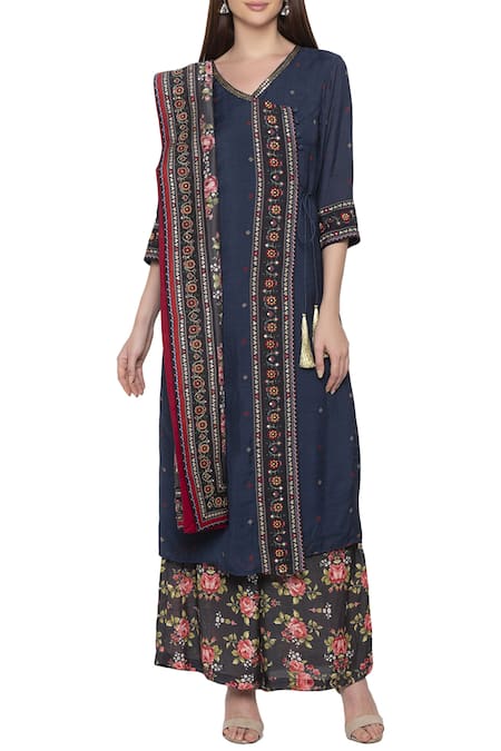 Soup by Sougat Paul Printed Kurta Palazzo Set 