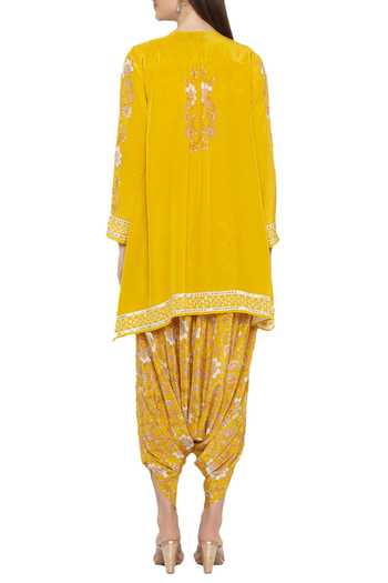 Soup By Sougat Paul Printed Jumpsuit With Jacket 