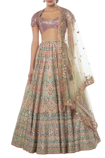 Tamanna Punjabi Kapoor Embroidered Bridal Lehenga Set 