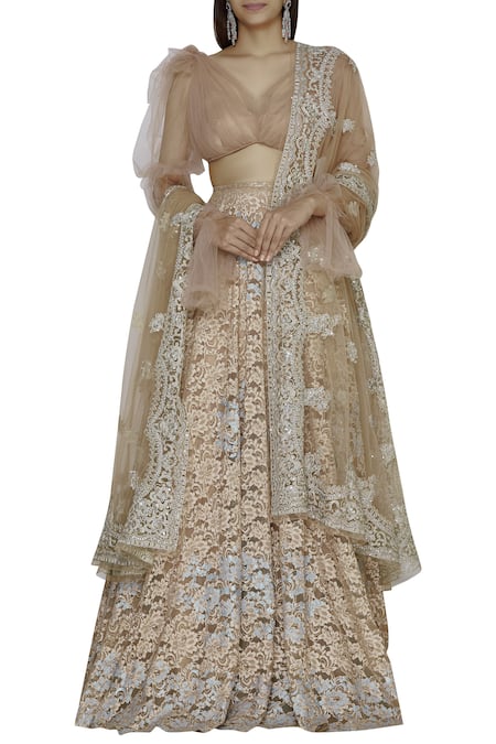 Shehlaa Khan Embellished Bridal Lehenga Set 