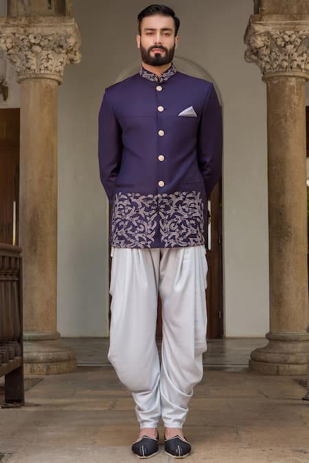 ARJUUN KILACHAND Embroidered Bandhgala 