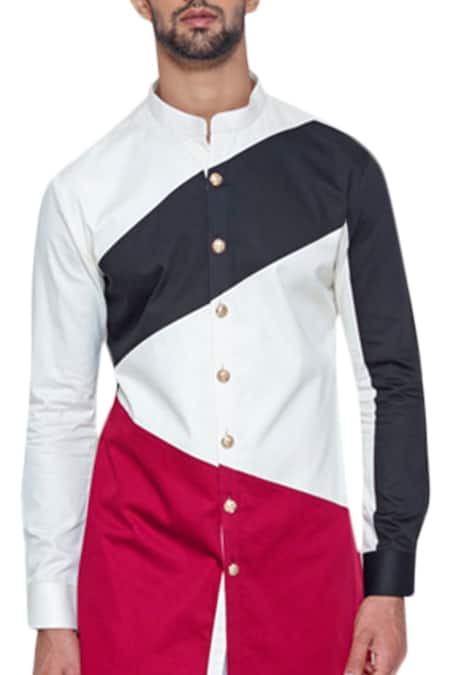 Arjuun Kilachand Color Block Kurta 