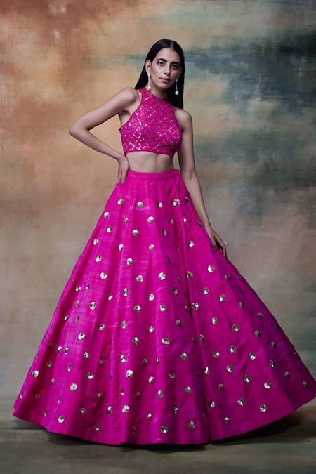 Vvani by Vani Vats Embroidered Lehenga Set 