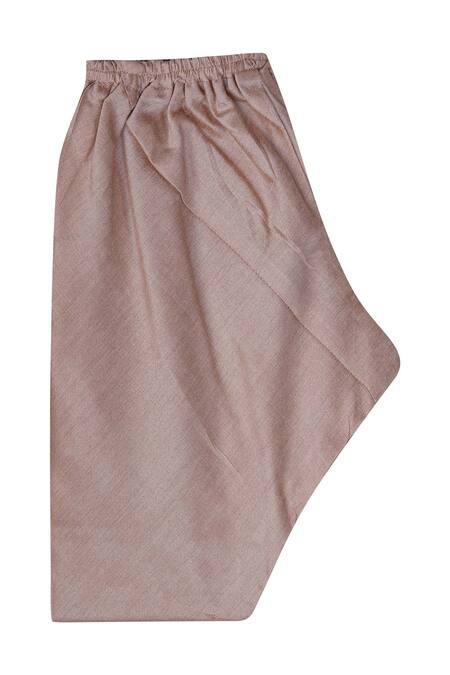 Shop_Minikin_Blue Cotton, Silk Sequins Printed Jacket Kurta Set _Online_at_Aza_Fashions