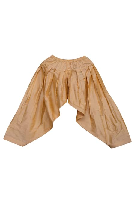 Shop_Minikin_Yellow Cotton Silk Printed Jacket Kurta Set _Online_at_Aza_Fashions