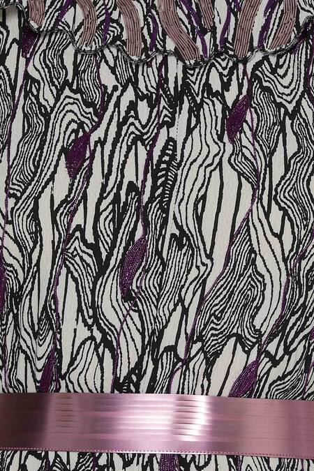 Amit Aggarwal Purple Crepe Printed Gown at Aza Fashions Amit Aggarwal_Purple Crepe Printed Gown_at_Aza_Fashions