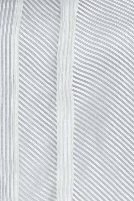 Amit Aggarwal White Organza Asymmetric Shirt at Aza Fashions Amit Aggarwal_White Organza Asymmetric Shirt_at_Aza_Fashions