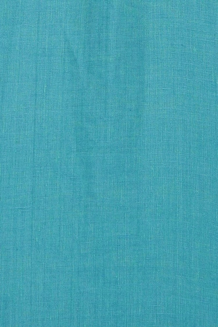 Mayank Modi - Men_Blue Linen Embroidered Shirt_at_Aza_Fashions