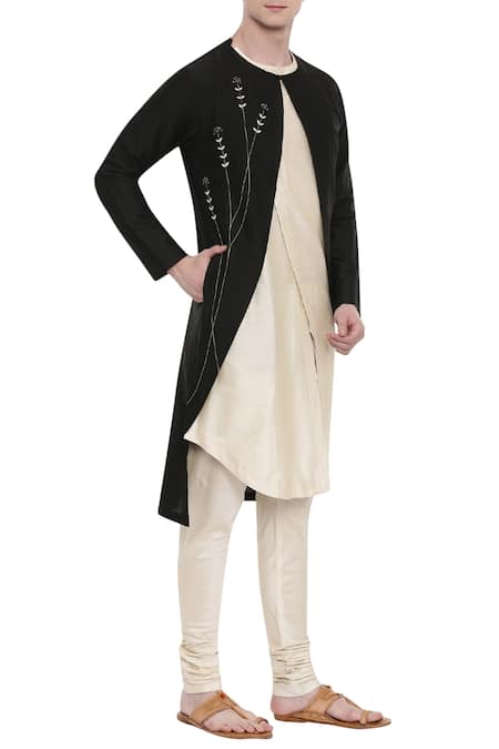 Mayank Modi - Men Layered Kurta Set 