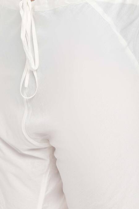 Shop_Mayank Modi - Men_Yellow Linen Kurta Set _Online_at_Aza_Fashions