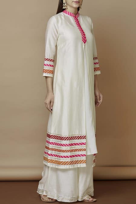 Nachiket Barve Chanderi Kurta 