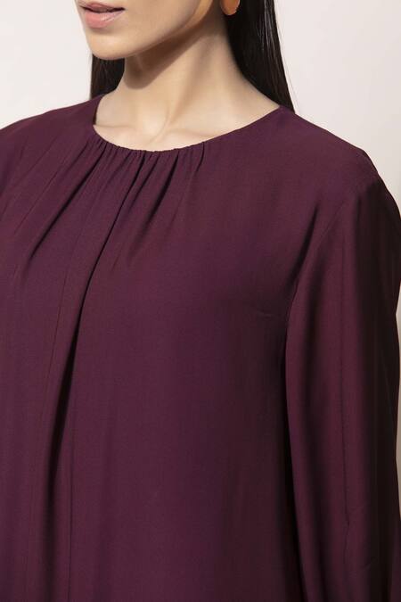 Buy_Ampm_Red Printed Pant Set_Online_at_Aza_Fashions