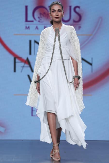 Nidhika Shekhar Cotton Asymmetrical Dress 