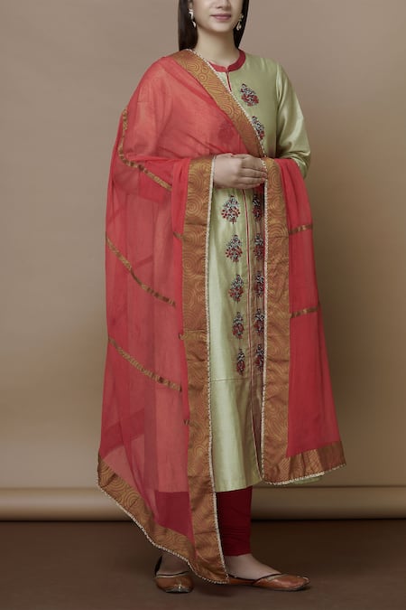 Manasi Sengupta Chanderi Kurta Set 