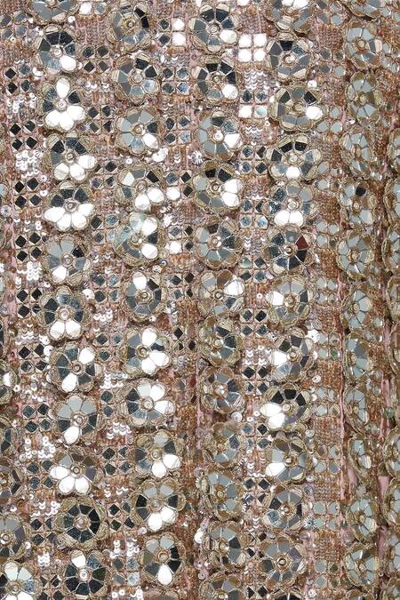 Akanksha Gajria Gold Crepe Silk Embellished Dress at Aza Fashions Akanksha Gajria_Gold Crepe Silk Embellished Dress_at_Aza_Fashions