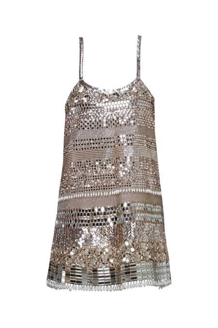 Shop Akanksha Gajria Gold Crepe Silk Embellished Slip Dress Online at Aza Fashions Shop_Akanksha Gajria_Gold Crepe Silk Embellished Slip Dress_Online_at_Aza_Fashions