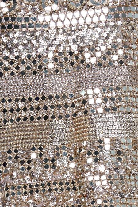 Akanksha Gajria Gold Crepe Silk Embellished Slip Dress at Aza Fashions Akanksha Gajria_Gold Crepe Silk Embellished Slip Dress_at_Aza_Fashions