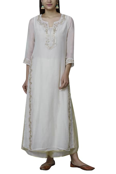 Nini Mishra Embroidered Long Kurta 