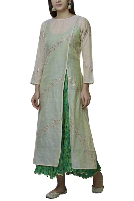 Nini Mishra Embroidered Long Kurta 