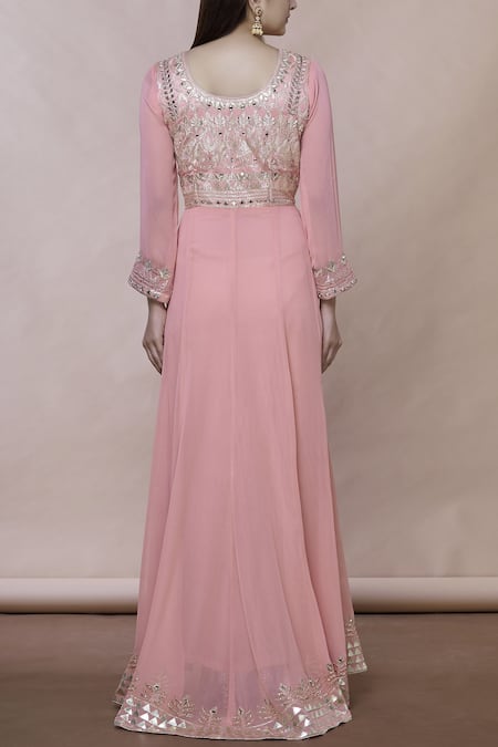 Abhi Singh Embroidered Anarkali with Dupatta 