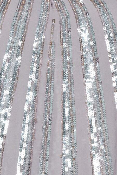 Buy_Manish Malhotra_Purple Georgette Embellished Short Tunic_Online_at_Aza_Fashions