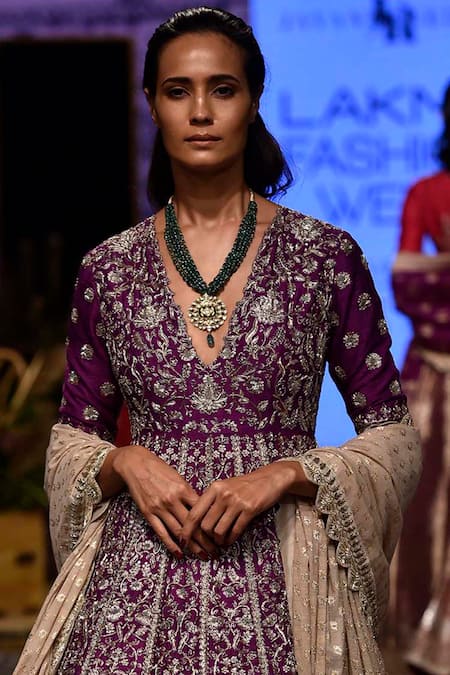 Buy Jayanti Reddy Purple Embroidered Anarkali Set Online at Aza Fashions Buy_Jayanti Reddy_Purple Embroidered Anarkali Set _Online_at_Aza_Fashions